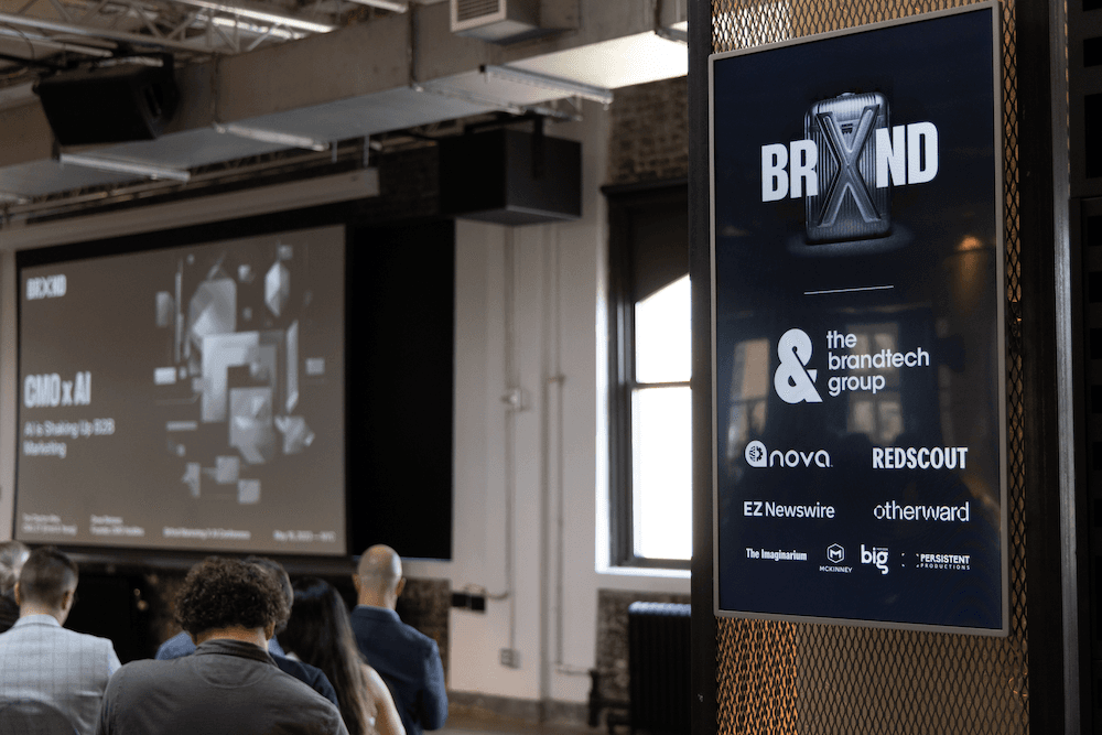 BRXND NYC 2023 speaker on stage