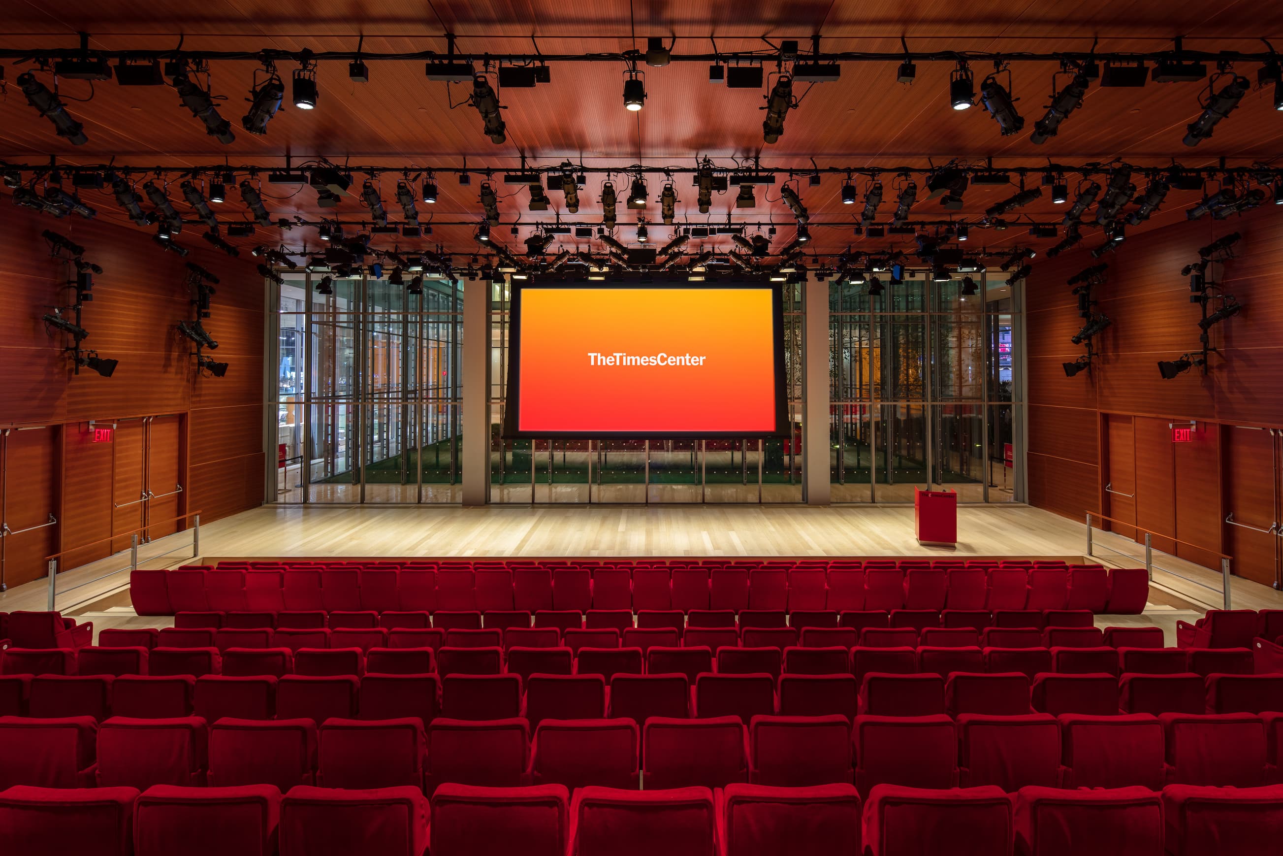 The Times Center stage